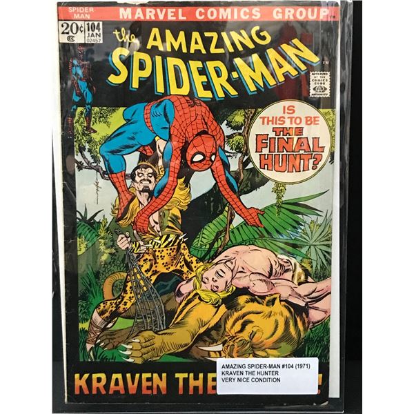 THE AMAZING SPIDERMAN #104 (1971) - MARVEL COMICS
