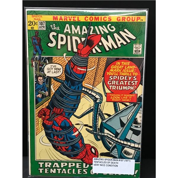 THE AMAZING SPIDERMAN #107 (1971) - MARVEL COMICS