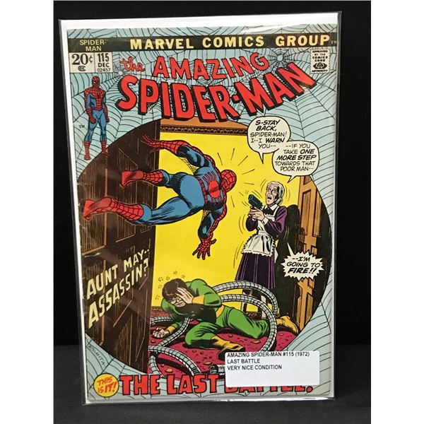 THE AMAZING SPIDERMAN #115 (1972) - MARVEL COMICS
