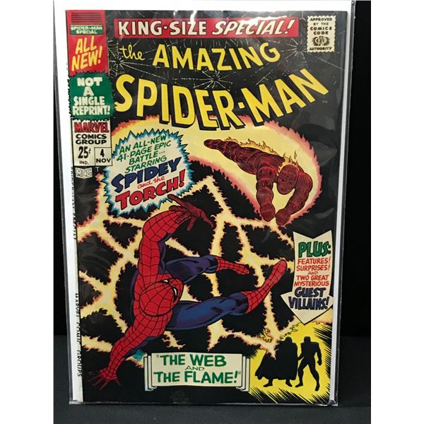 THE AMAZING SPIDERMAN KING SIZED #4 - MARVEL COMICS