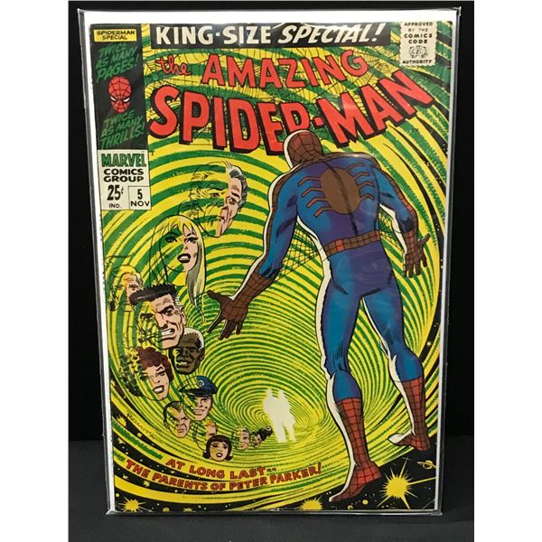 THE AMAZING SPIDERMAN KING SIZED #5 - MARVEL COMICS