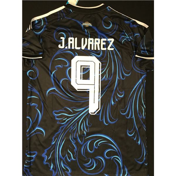 NEW WITH TAGS JULIAN ALVAREZ ARGENTINA SOCCER JERSEY