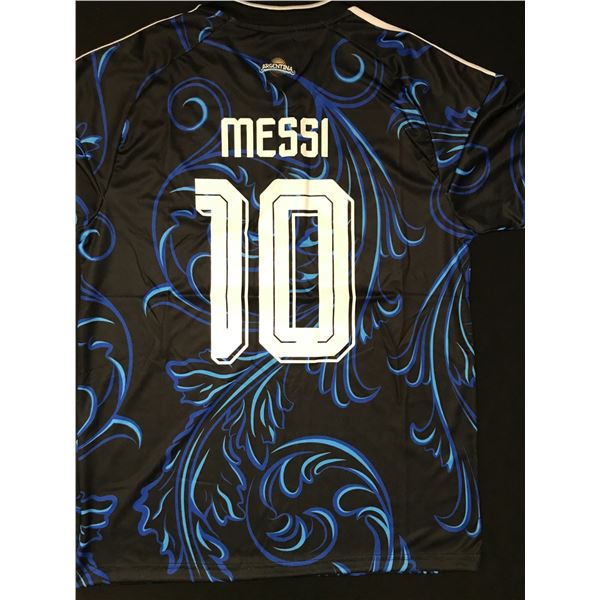 NEW WITH TAGS LIONEL MESSI ARGENTINA CUSTOM SOCCER JERSEY