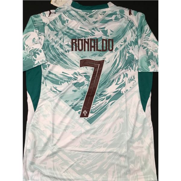 NEW WITH TAGS CHRISTIANO RONALDO PORTUGAL CUSTOM SOCCER JERSEY