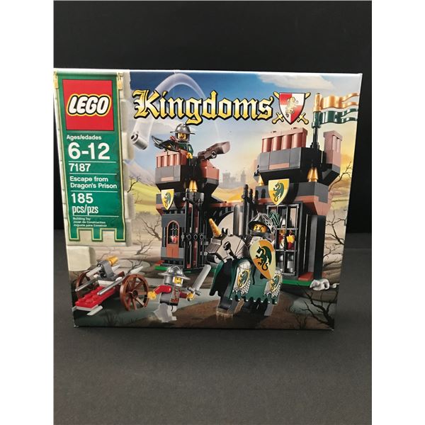 LEGO KINGDOMS #7187 ESCAPE FROM DRAGON'S PRISON SEALED IN ORIGINAL PACKAGING