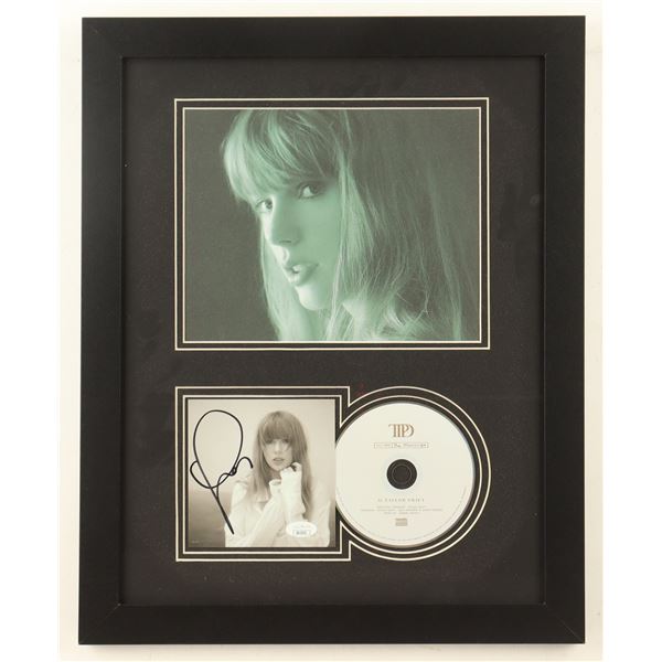 TAYLOR SWIFT SIGNED AND FRAMED CD SLEEVE PRESENTATION PIECE - JSA COA