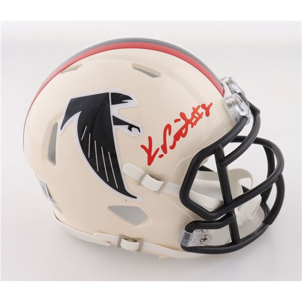 KYLE PITTS SIGNED ATLANTA FALCONS MINI HELMET - BECKETT COA