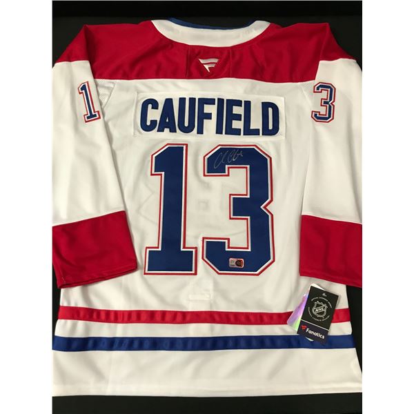 COLE CAULFIELD SIGNED MONTREAL CANADIENS CUSTOM JERSEY - ELITE COA