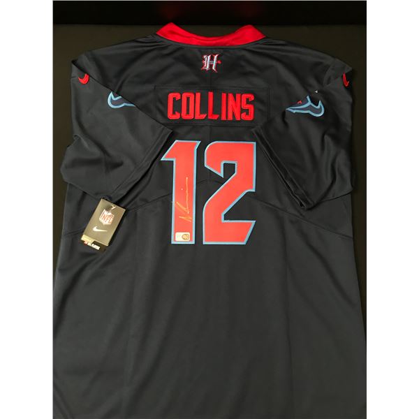 NICO COLLINS SIGNED HOUSTON TEXANS CUSTOM JERSEY - ELITE COA
