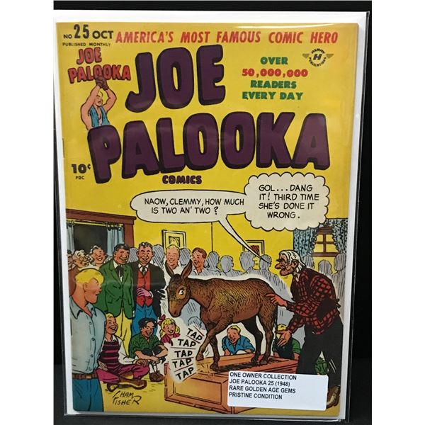 JOE PALOOKA #25 (1948) ONE OWNER COLLECTION