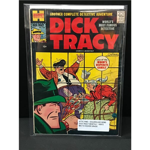 DICK TRACY #125 (1950S) ATTIC FIND - HARVEY COMICS