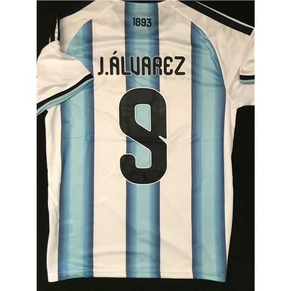 NEW WITH TAGS JULIAN ALVAREZ ARGENTINA SOCCER JERSEY