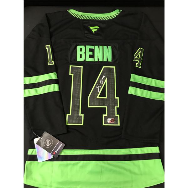 JAMIE BENN SIGNED DALLAS STARS CUSTOM JERSEY - ELITE COA