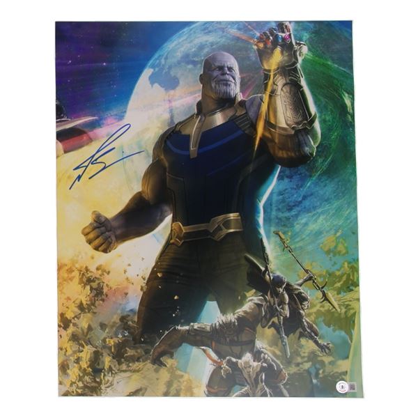 JOSH BROLIN SIGNED THANOS G.O.T.G 8 X 10 PICTURE - BECKETT COA