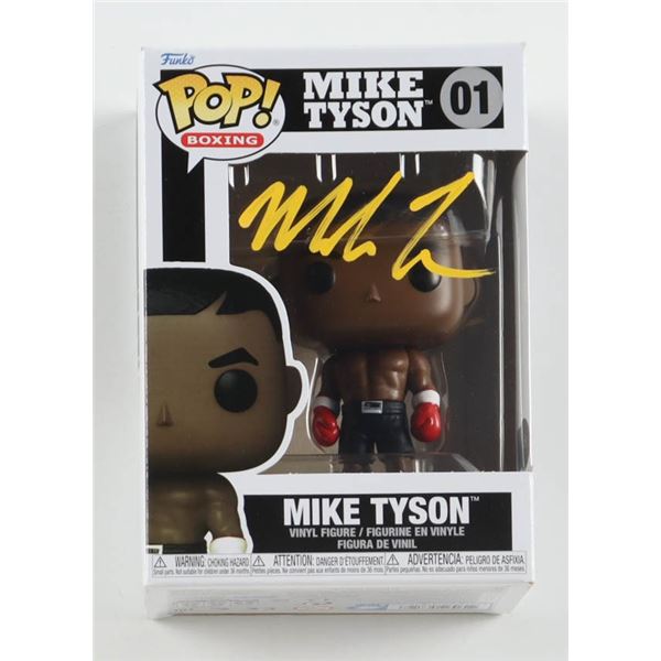 MIKE TYSON SIGNED FUNKO POP - BECKETT COA & FITERMAN SPORTS COA
