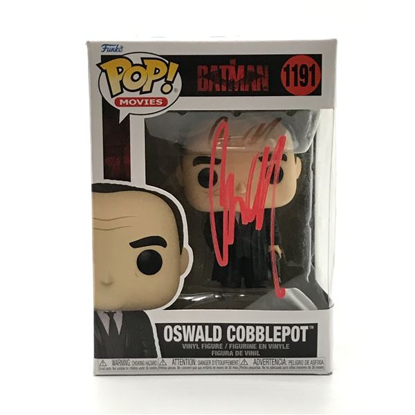COLIN FARREL SIGNED OSWALD COBBLEPOT FUNKO POP - KB COA
