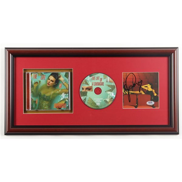 TAYLOR SWIFT SIGNED CD SLEEVE PRESENTATION PIECE - PSA COA