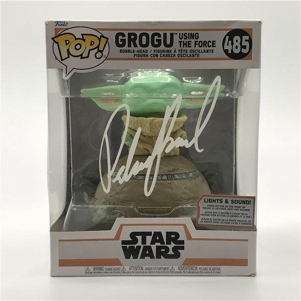 PEDRO PASCAL SIGNED GROGU FUNKO POP - KB COA