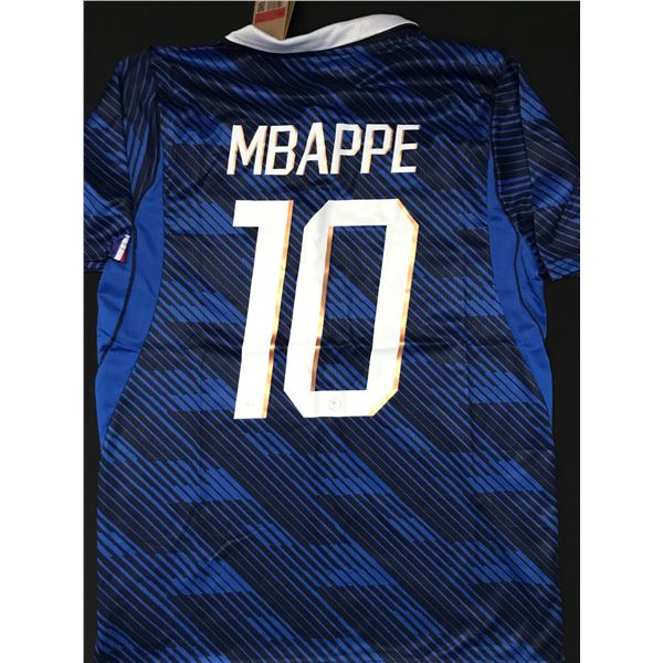 NEW WITH TAGS KYLIAN MBAPPE FRANCE SOCCER JERSEY