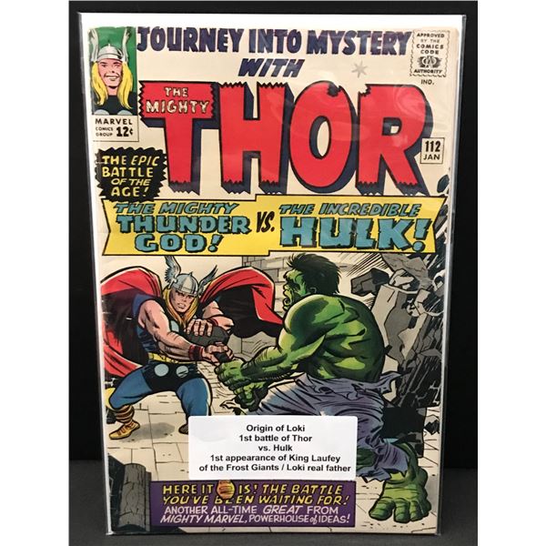 JOURNEY INTO MYSTERY #112 1ST APP KING LAUFEY - MARVEL COMICS