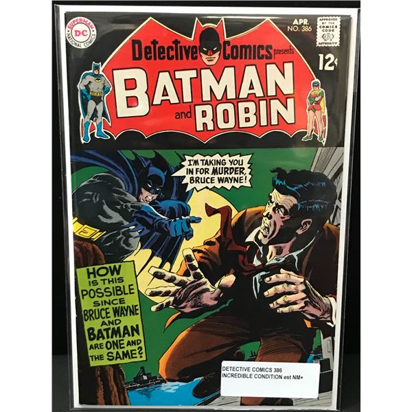 DETECTIVE COMICS #386 - DC COMICS