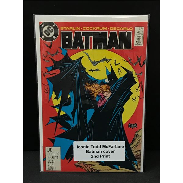 BATMAN #423 2ND PRINT - DC COMICS
