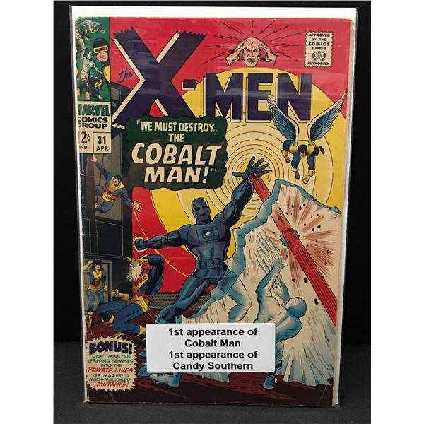 THE X-MEN #31 1ST APP COBALT MAN - MARVEL COMICS