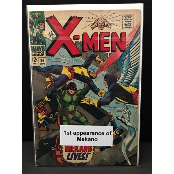 THE X-MEN #36 1ST APP MEKANO - MARVEL COMICS