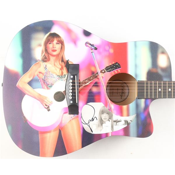 TAYLOR SWIFT SIGNED ACOUSTIC GUITAR - JSA COA