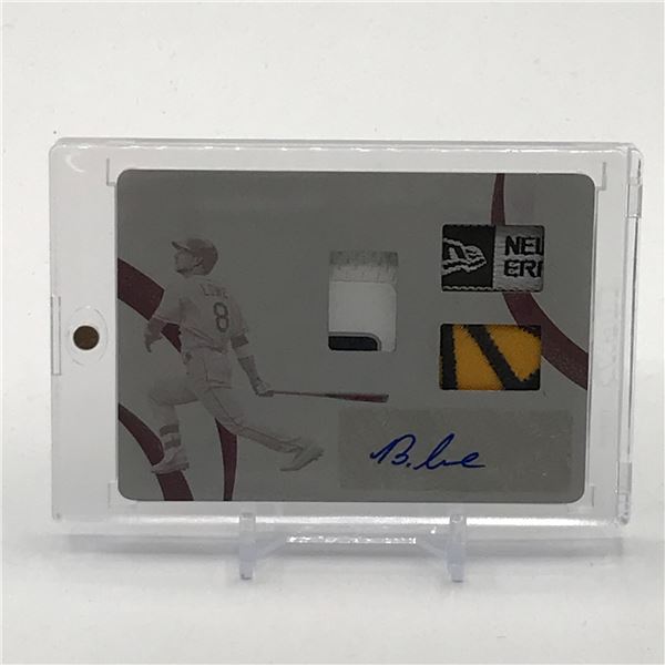 2019 PANINI IMMACULATE COLLECTION BRANDON LOWE SIGNED PATCH 1 OF 1 PRINTING PLATE