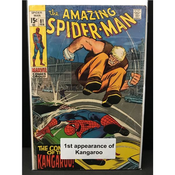 THE AMAZING SPIDERMAN #81 1ST APP KANGAROO - MARVEL COMICS