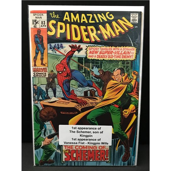 THE AMAZING SPIDERMAN #83 1ST APP KINGPIN'S SON & WIFE - MARVEL COMICS