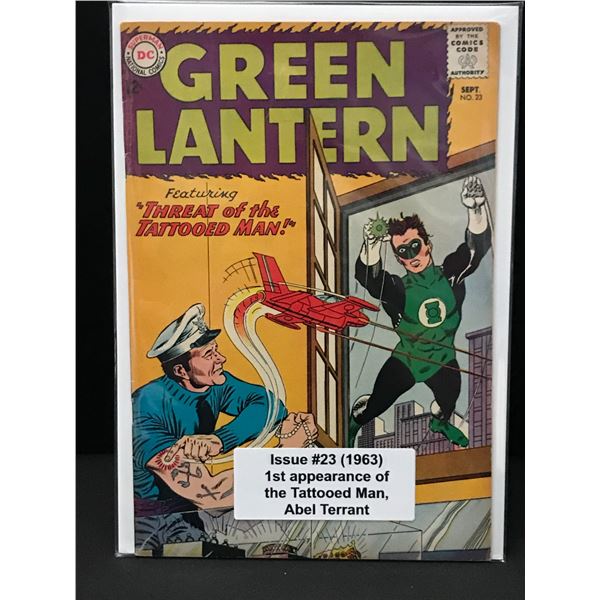 THE GREEN LANTERN #23 (1963) 1ST APP TATTOOED MAN - DC COMICS