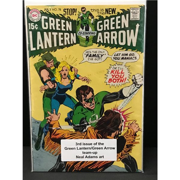 THE GREEN LANTERN CO STARRING GREEN ARROW #78 - DC COMICS