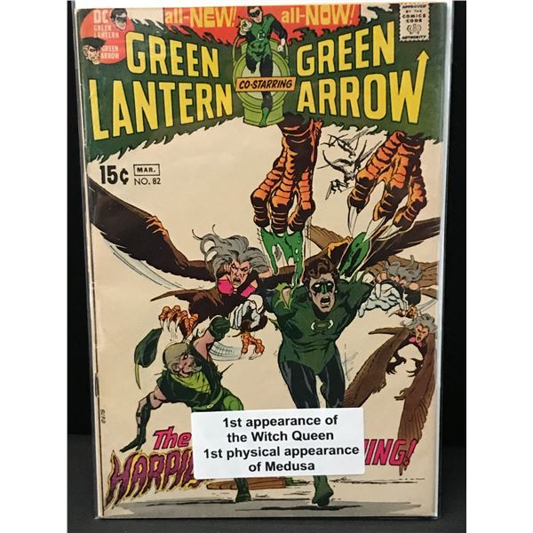 THE GREEN LANTERN CO STARRING GREEN ARROW #82 1ST APP WITCH QUEEN - DC COMICS