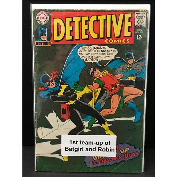 DETECTIVE COMICS #369 1ST TEAMUP BATGIRL AND ROBIN - DC COMICS