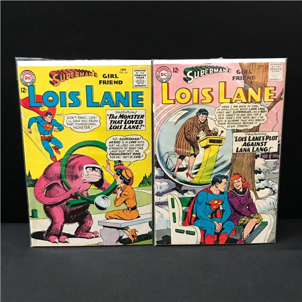 LOT OF 2 SUPERMAN'S GIRL FRIEND LOIS LANE - DC COMICS