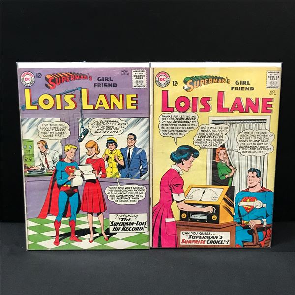 LOT OF 2 SUPERMAN'S GIRL FRIEND LOIS LANE #44 - #45 - DC COMICS