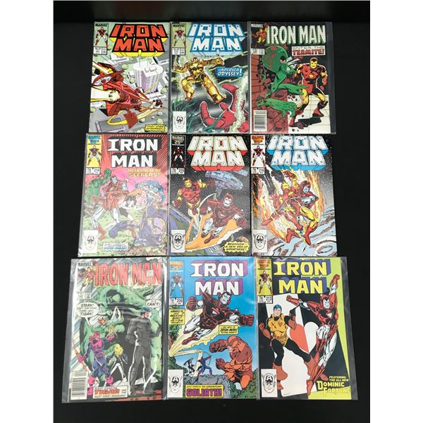 LOT OF 9 IRON MAN COMICS - MARVEL COMICS