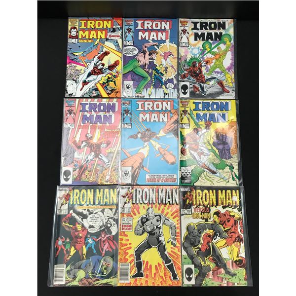 LOT OF 9 IRON MAN COMICS - MARVEL COMICS
