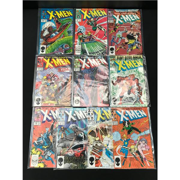 LOT OF 10 UNCANNY X-MEN COMICS - MARVEL COMICS
