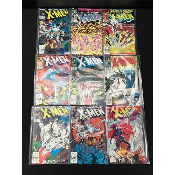 LOT OF 9 X-MEN COMICS - MARVEL COMICS