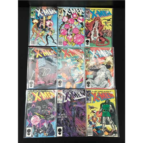 LOT OF 9 X-MEN COMICS - MARVEL COMICS