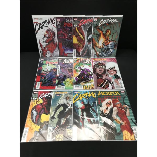 LOT OF 12 MIXED TITLE COMICS - MARVEL COMICS