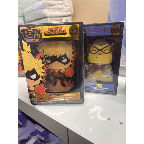 Funko Pop! My Hero Academia Katsuki Bakugo Enamel Pin & Roz Enamel pin