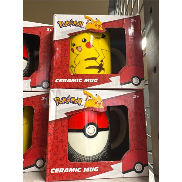 Pokemon Pikachu & Pokeball Ceramic Mug Set