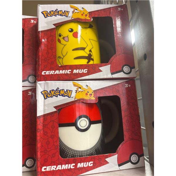 Pokemon Pikachu & Pokeball Ceramic Mug Set