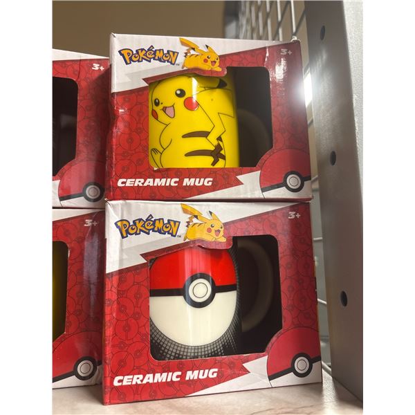 Pokemon Pikachu & Pokeball Ceramic Mug Set