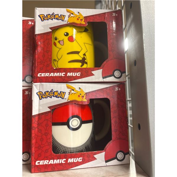 Pokemon Pikachu & Pokeball Ceramic Mug Set