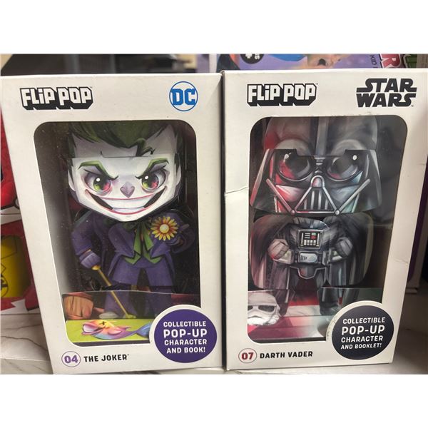 Flip Pop DC Comics The Joker & Star Wars Darth Vader Collectible Figures
